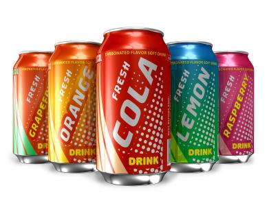 cans of soda